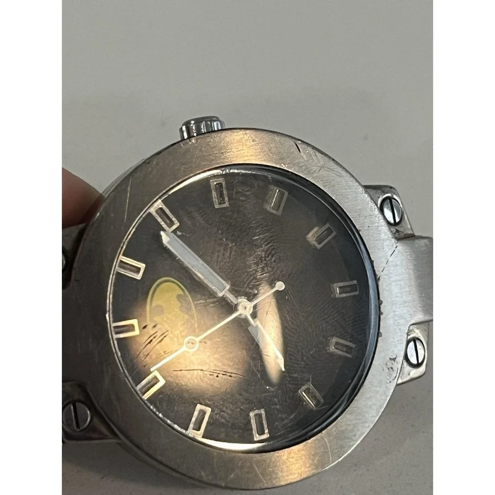 Vintage Fossil Batman Watch Warner Bros Studio Store Rare 2000 Stainless Steel